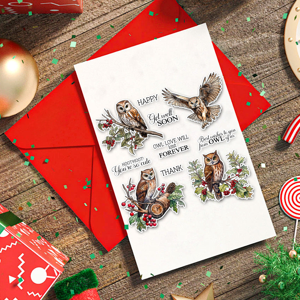 Animal Owl Clear Stamps