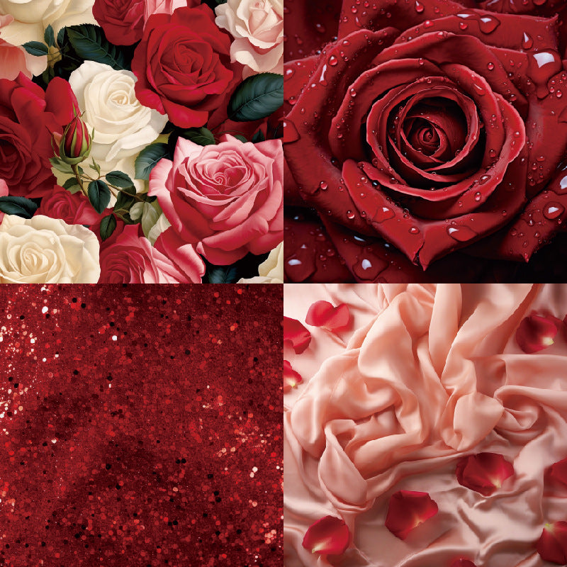 24PCS 6" Valentine's Day Scrapbook Paper & Cardstock