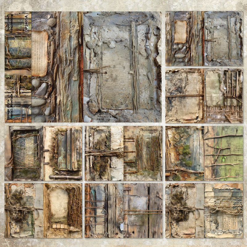 A5 Vintage Style Journal Scrapbook Paper