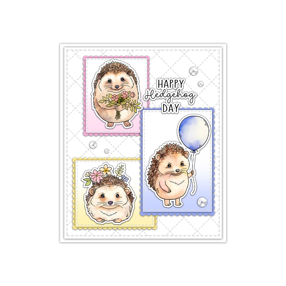 Cartoon Vette Egel Dies & Stamps Set