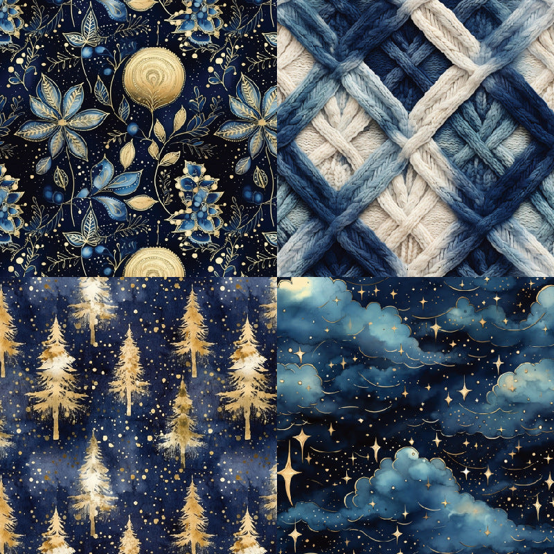 24PCS 6" Cuddle Scrapbook Paper & Cardstock