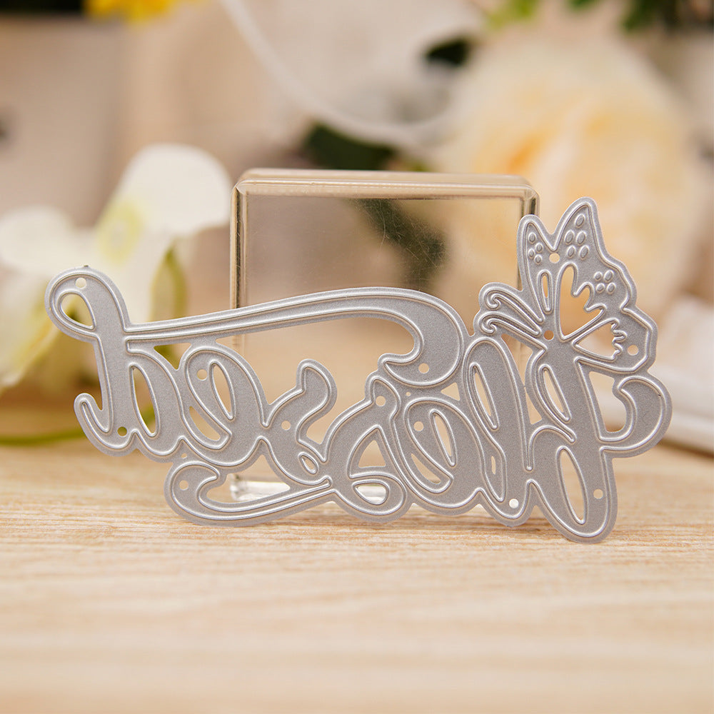 "Blessed" Words Metal Cutting Dies