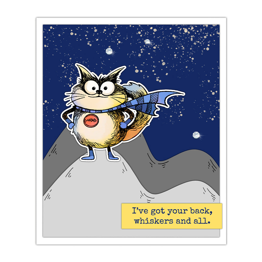 Superman Cats Dies & Stamps Set