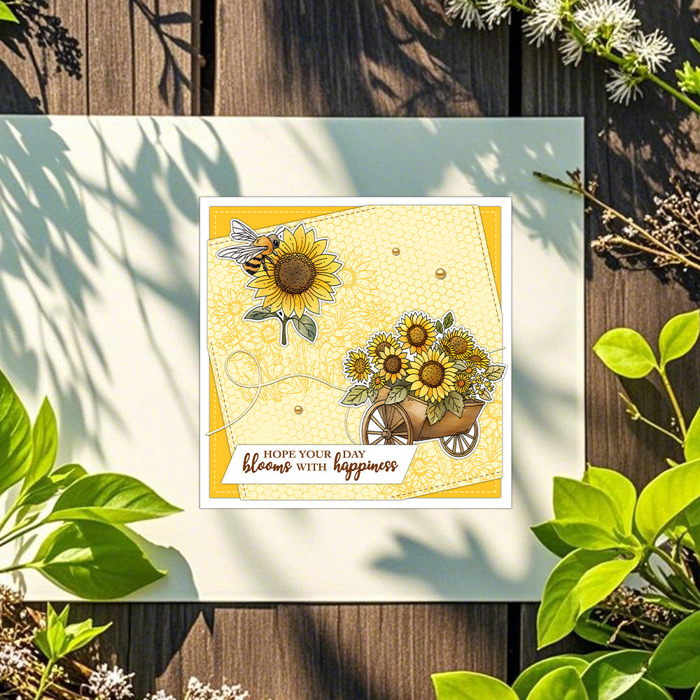 Sunflower Dies & Stamps Set