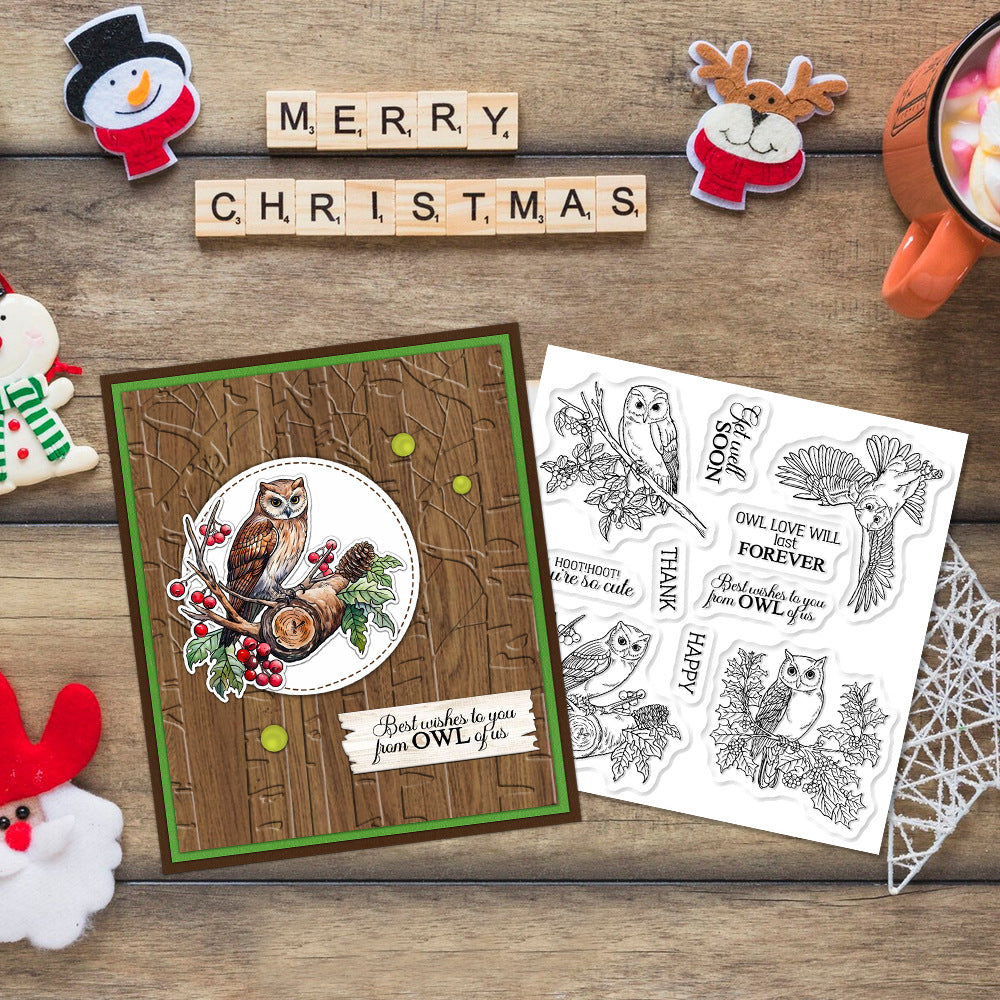 Animal Owl Clear Stamps
