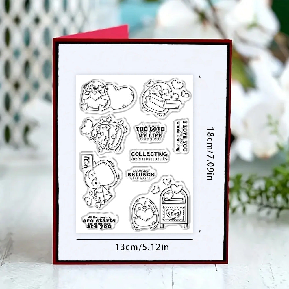 Valentine's Day Theme Dies & Stamps Set