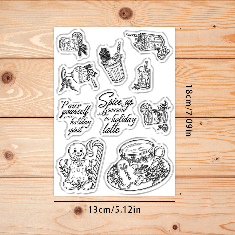 Christmas Theme Clear Stamps