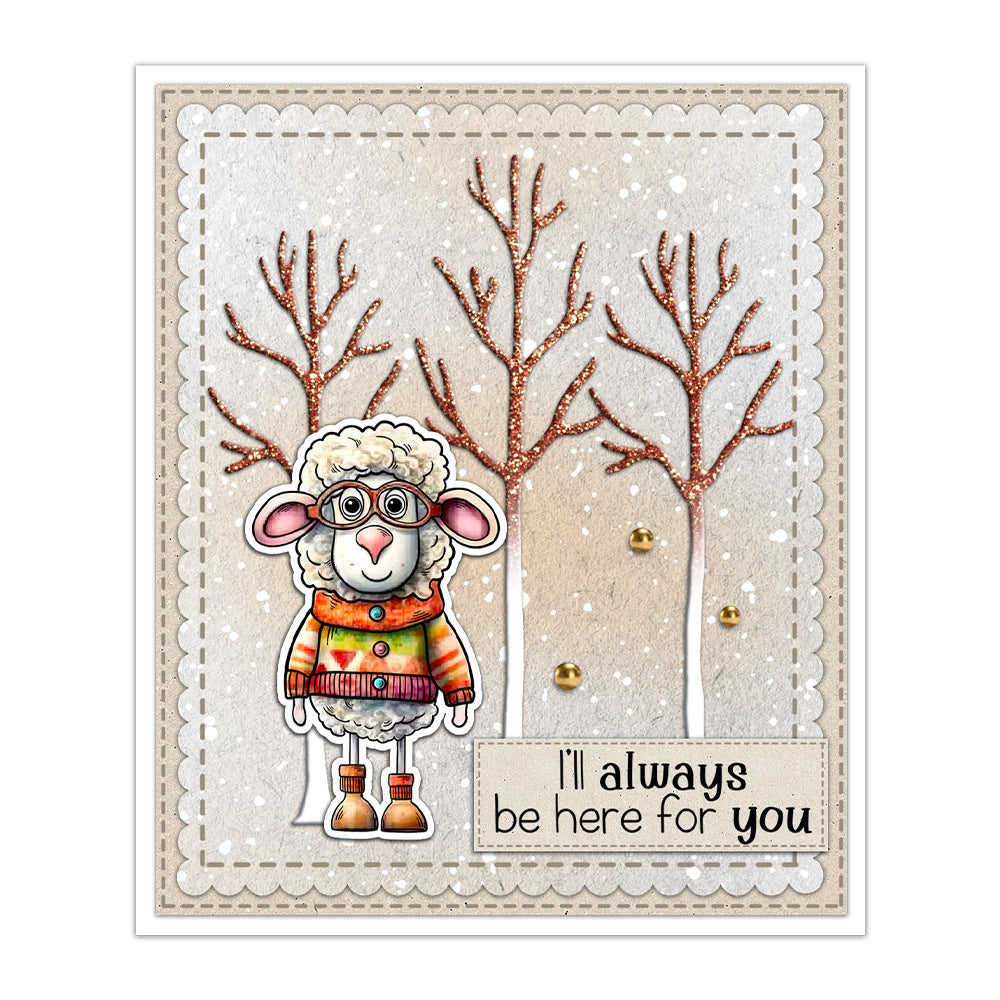 Winter Animals Dies & Stamps Set