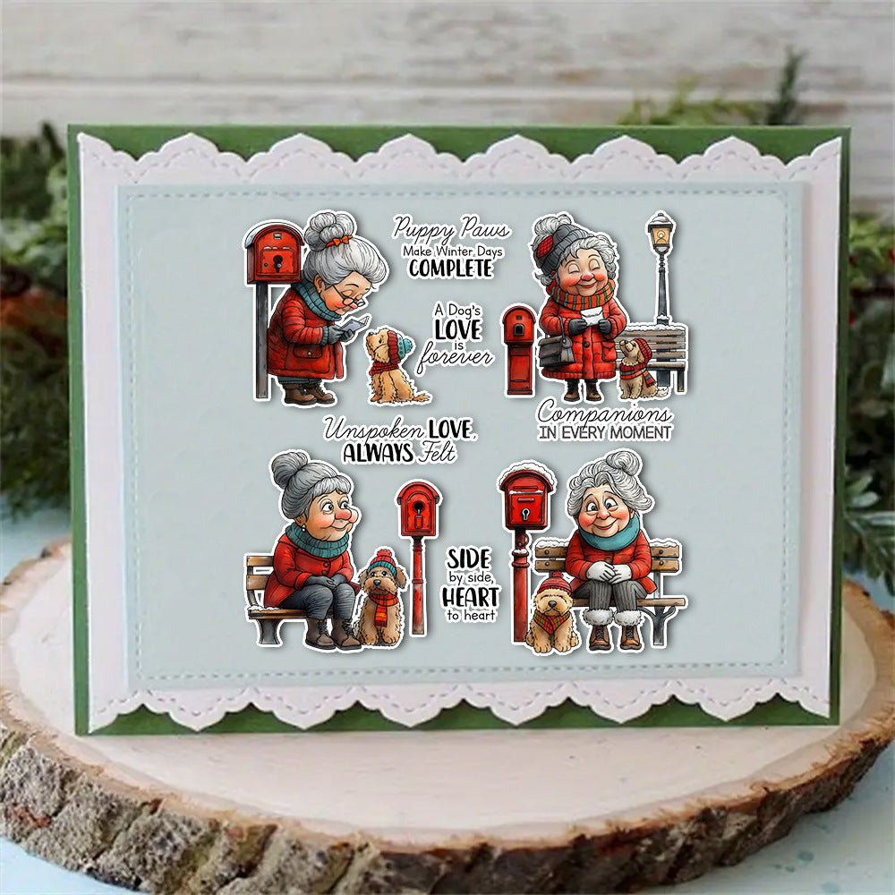 Winter Granny Clear Stamps