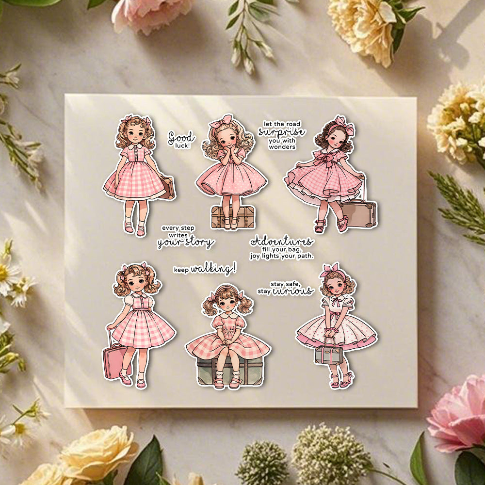 Loli Girls Travel Clear Stamps