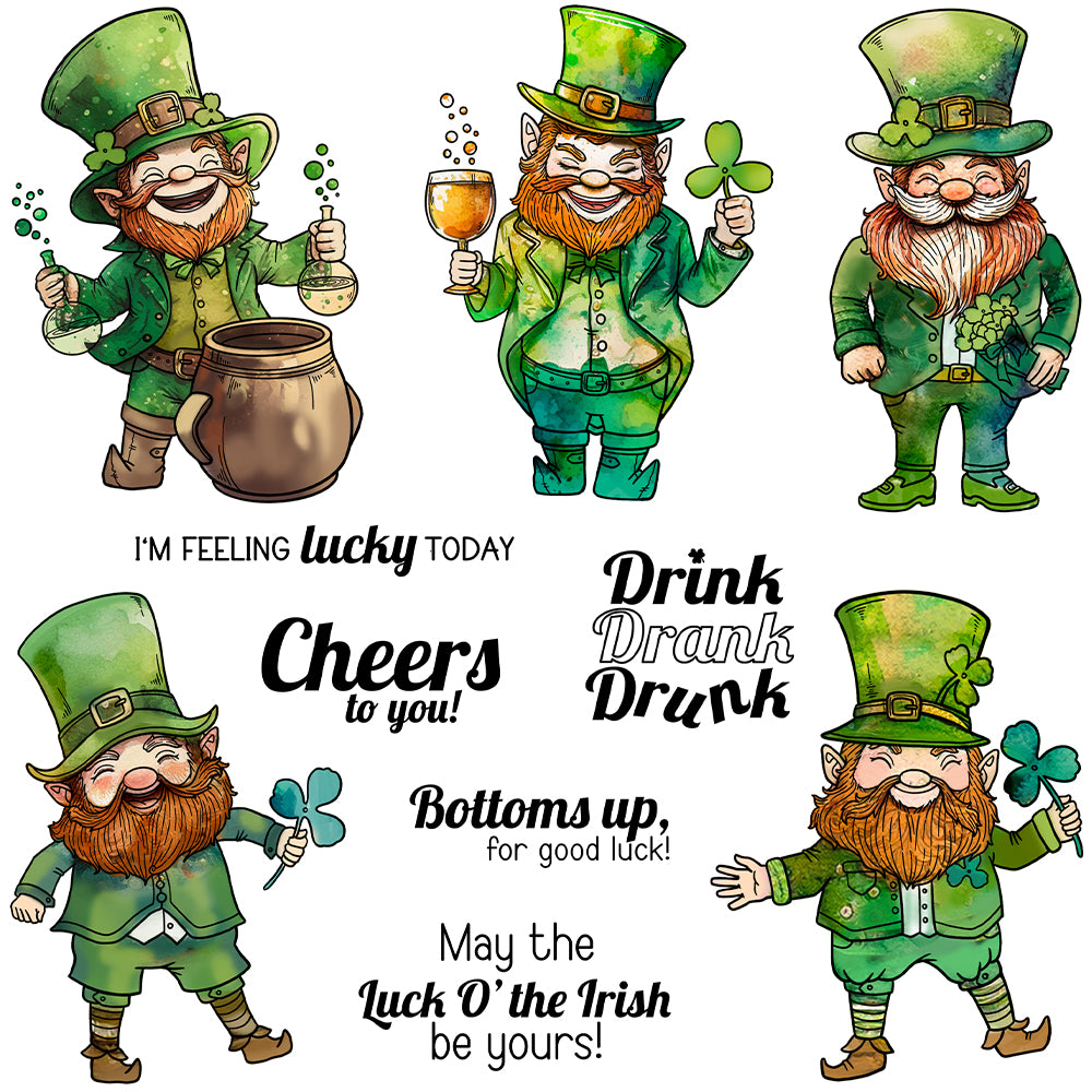 St. Patrick's Day Theme Dies & Stamps Set