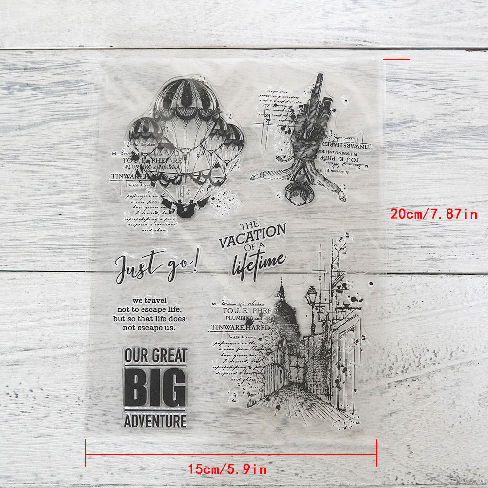 World Travel Dies & Stamps Set