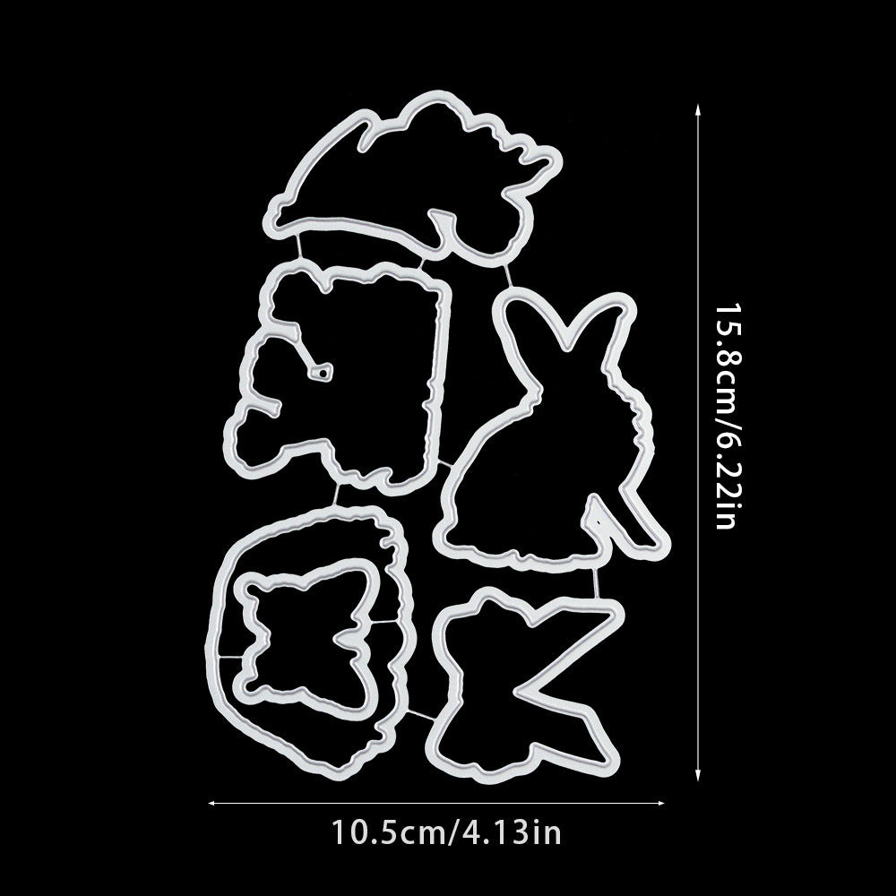 Easter Theme Dies & Stamps Set