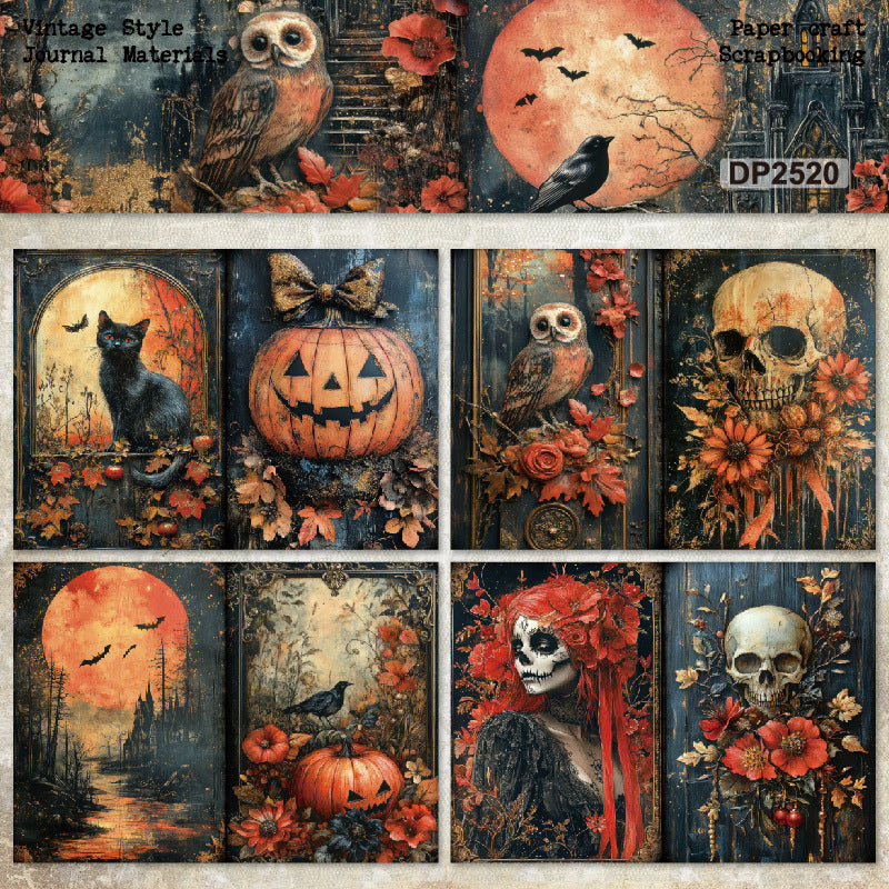 A5 Halloween Theme Journal Scrapbook Paper