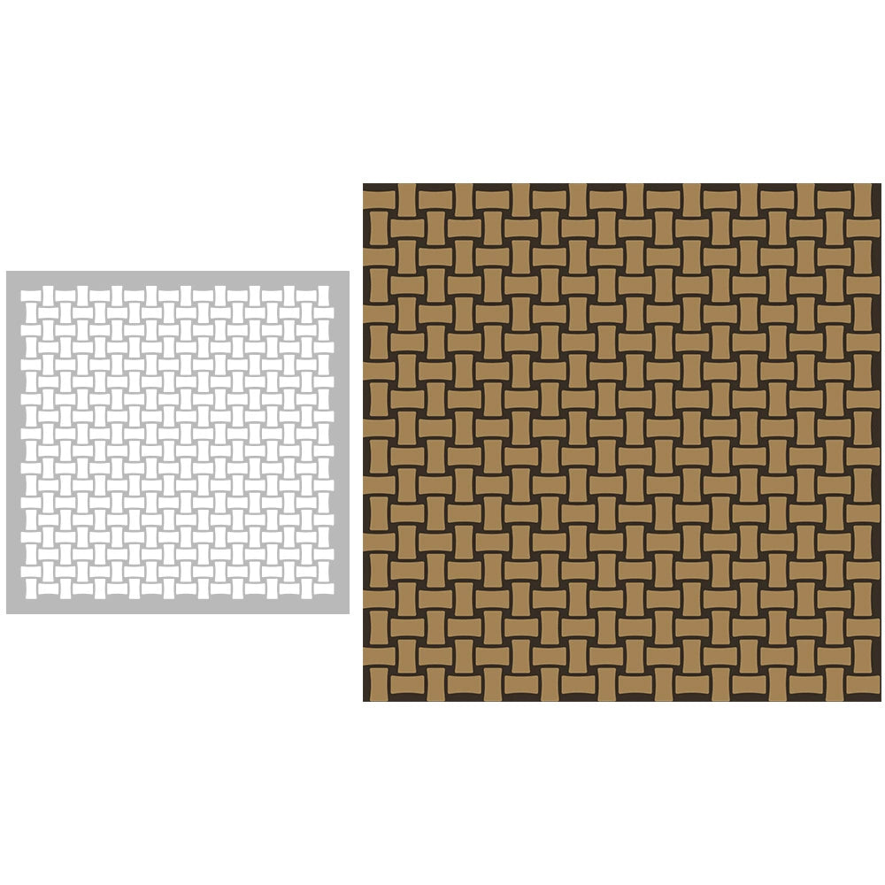 3D Cloth Background DIY Painting Hollow Stencil