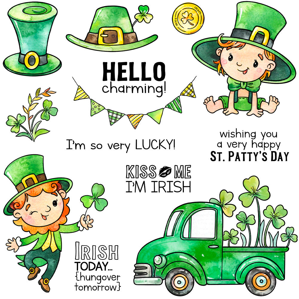 St. Patrick's Day Theme Dies & Stamps Set