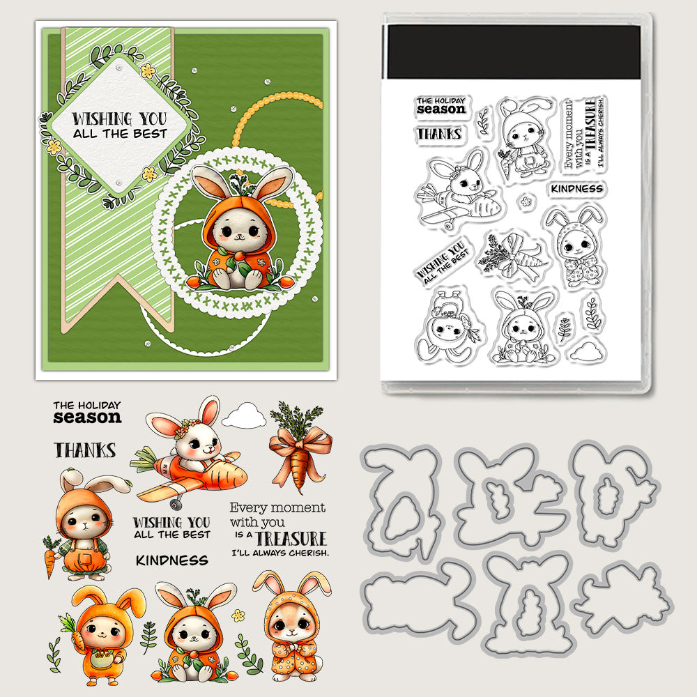 Easter Bunny Dies & Stamps Set