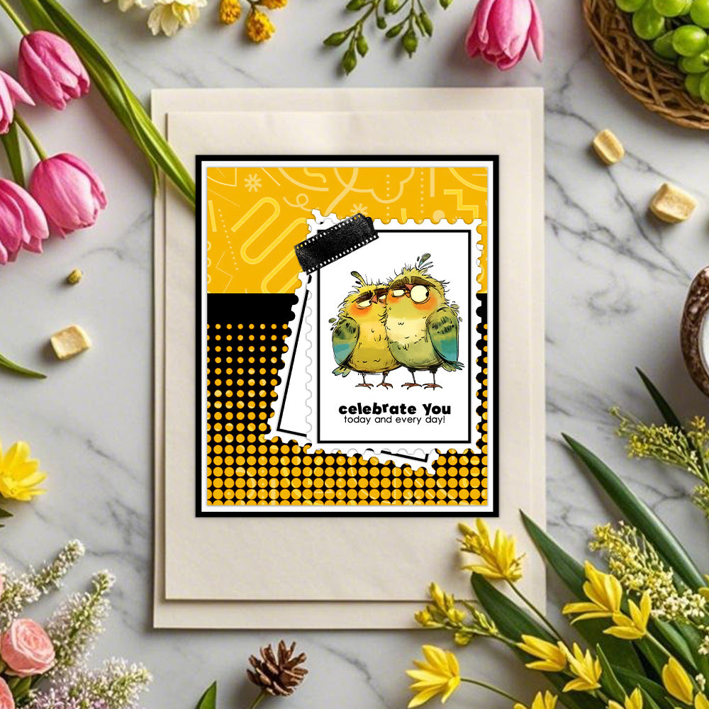 Funny Bird Friendship Dies & Stamps Set