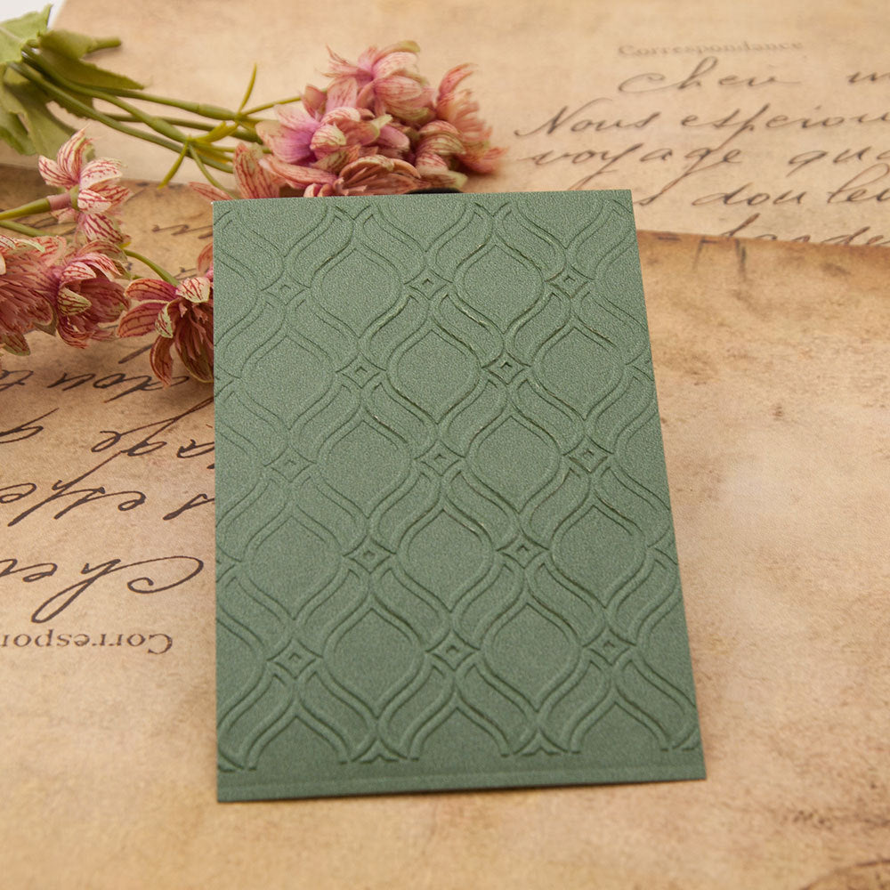 Background Frame Plastic Embossing Folder