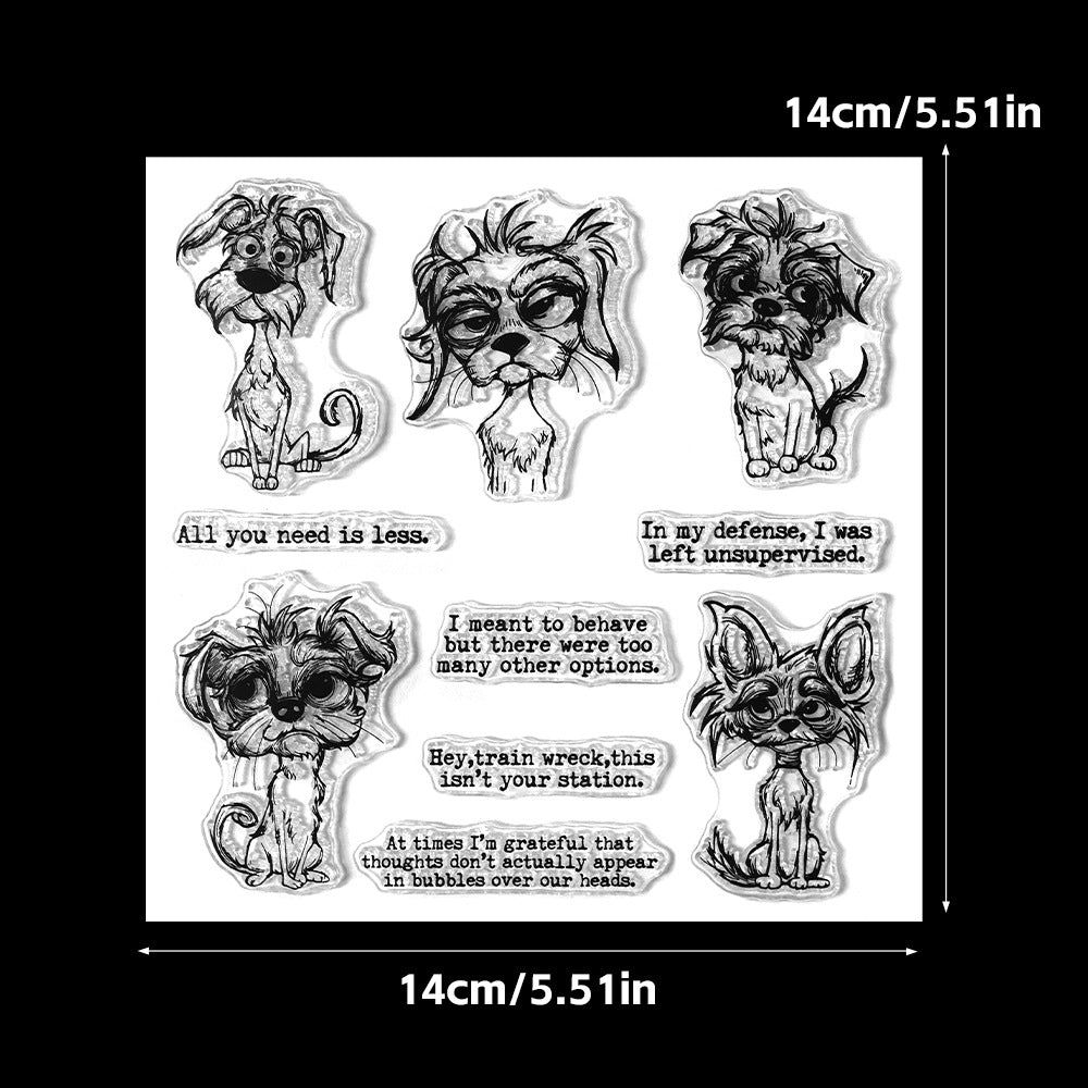 Scribbled Puppy Dies & Stamps Set