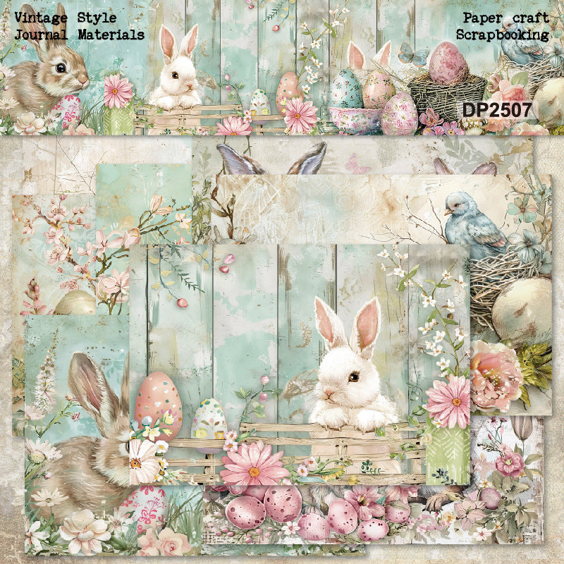 A5 Easter Theme Journal Scrapbook Paper