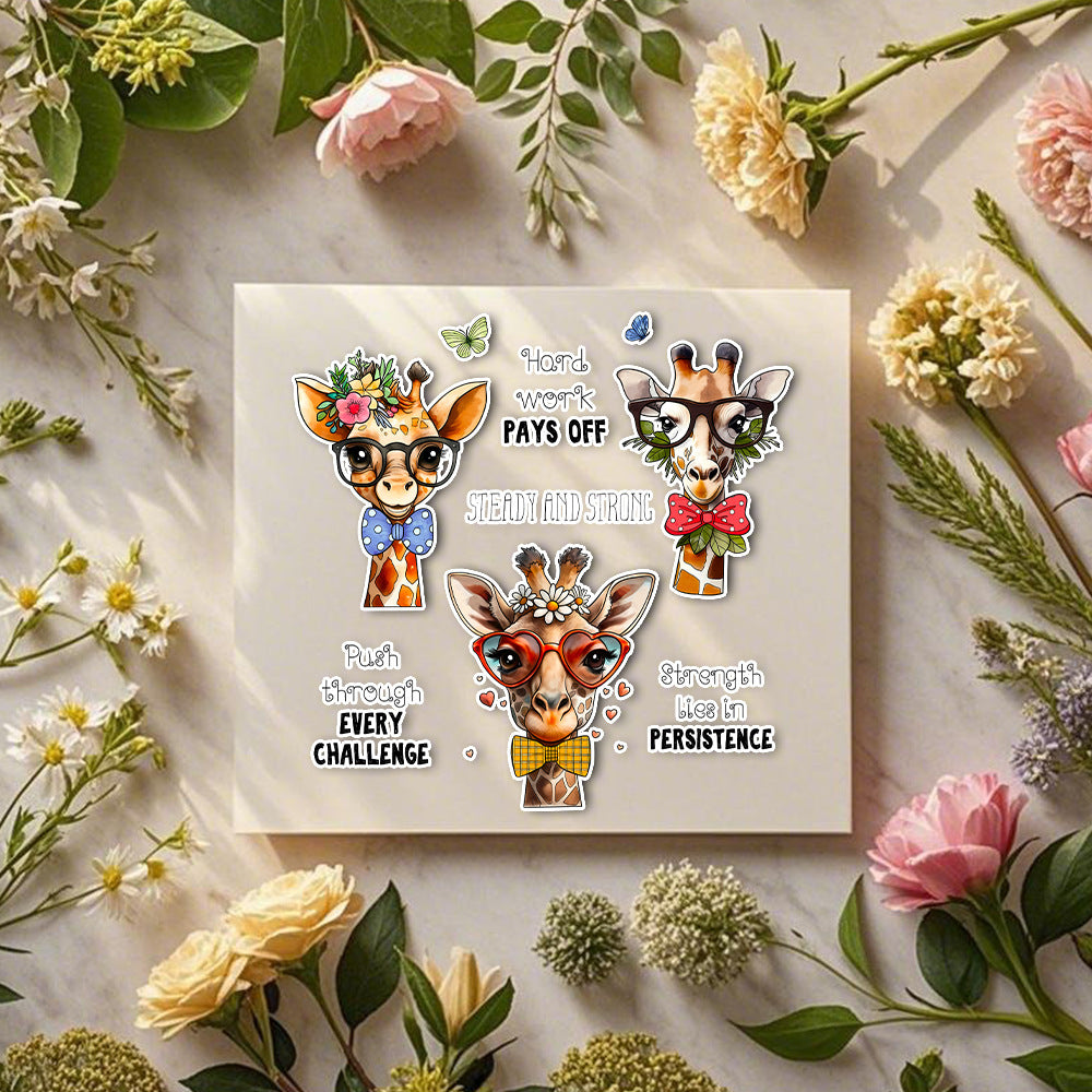 Gentleman Giraffe Clear Stamps