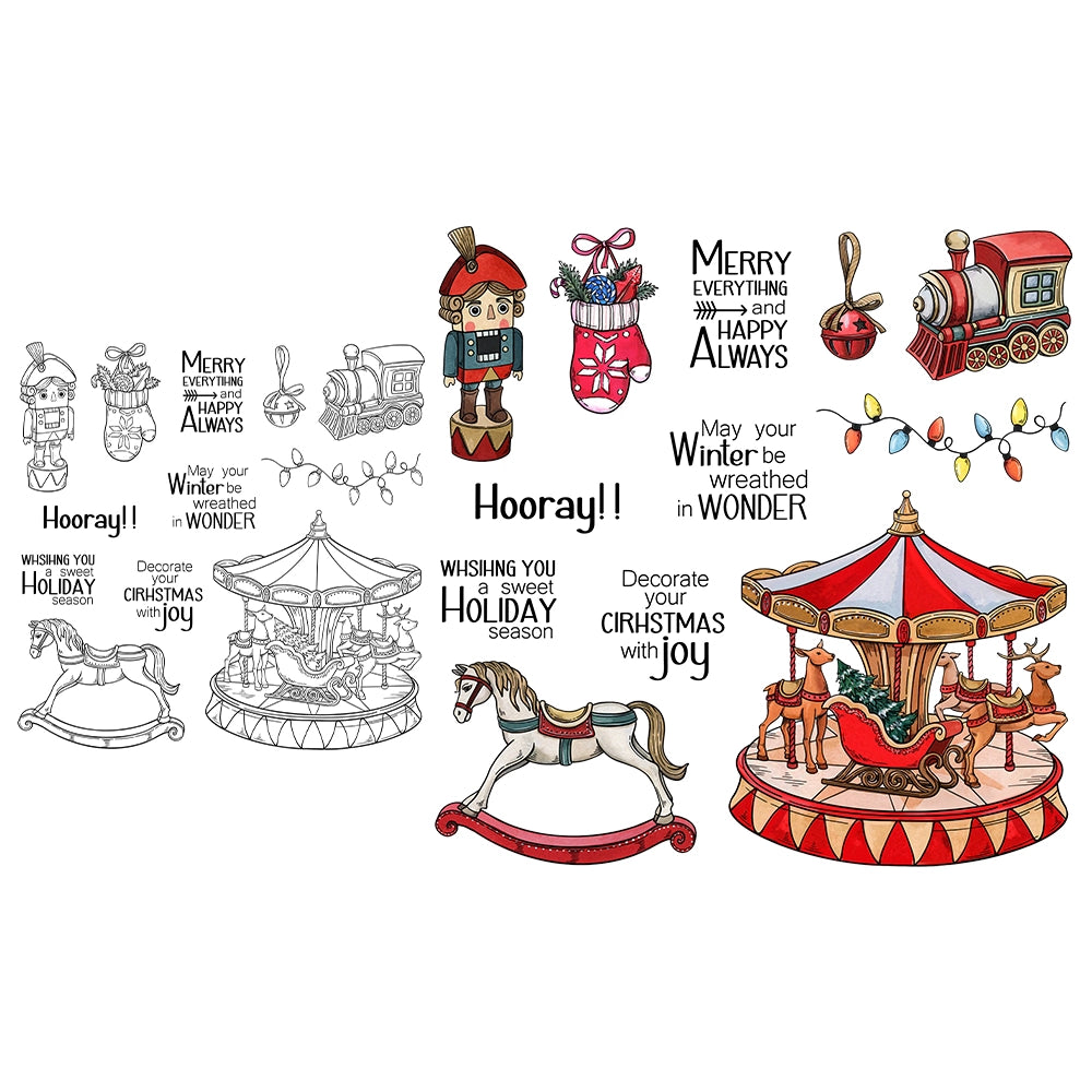Amusement Park at Christmas Dies & Stamps Set