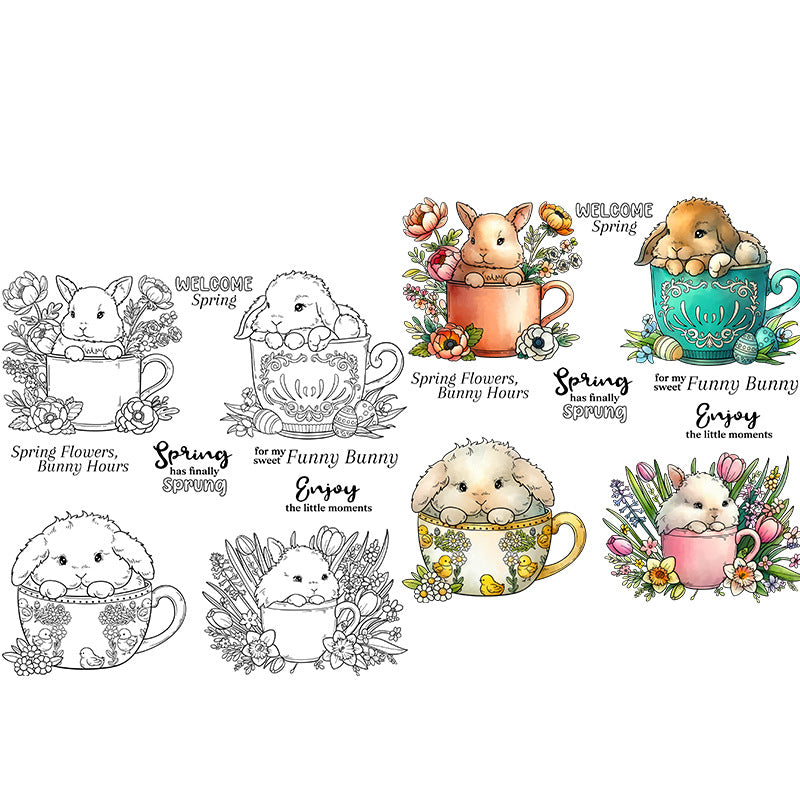 Easter Theme Clear Stamps