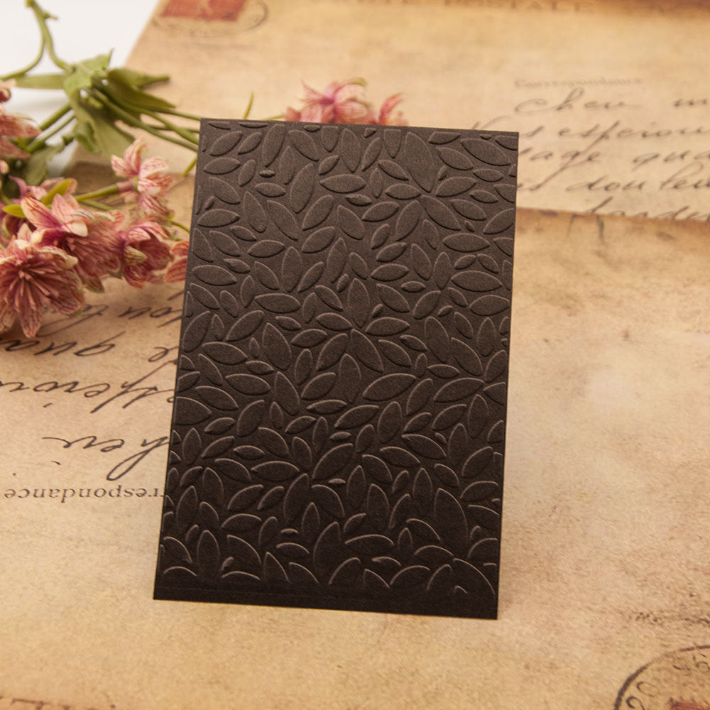 Leaves Pattern Plastic Embossing Folder