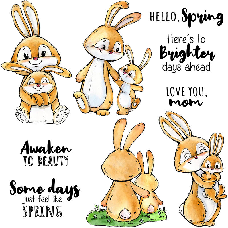 Easter Bunny Dies & Stamps Set