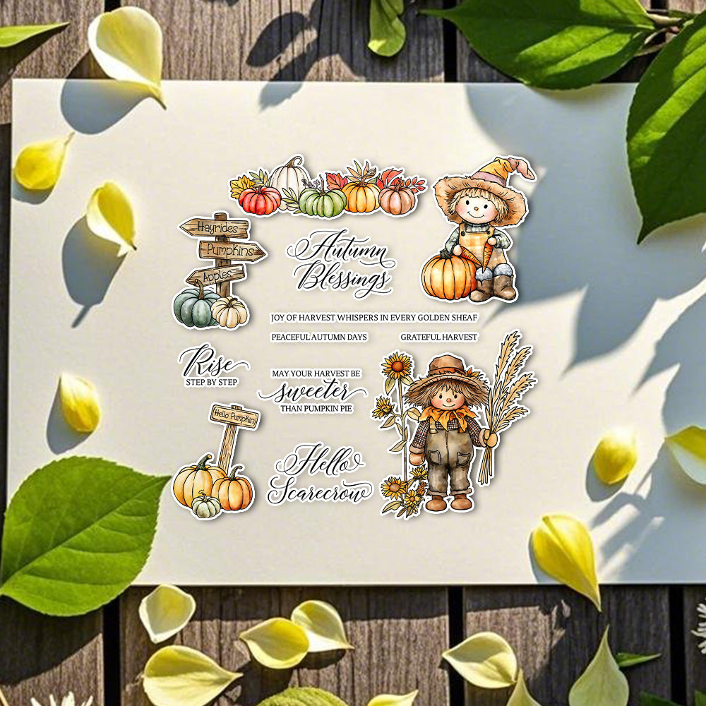 Autumn Harvest Scarecrow Dies & Stamps Set