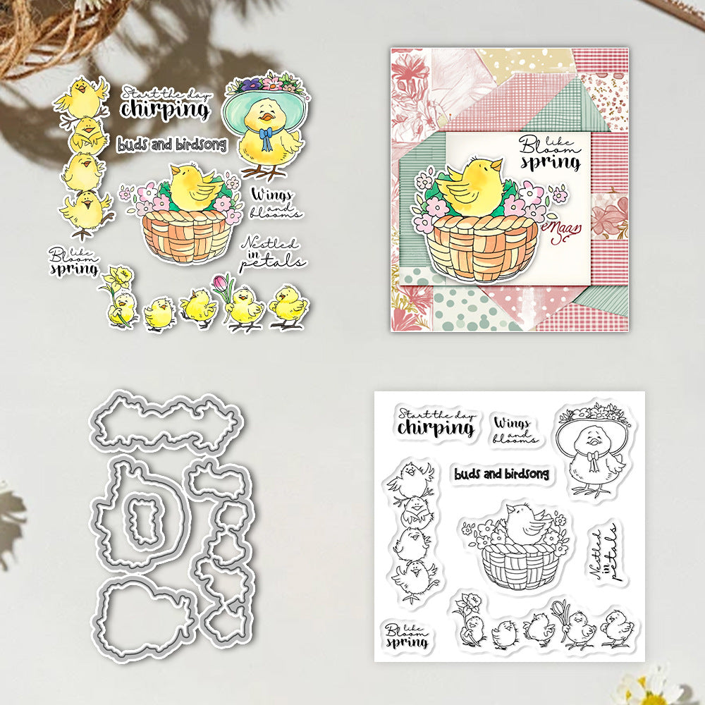 Smart Chicken Dies & Stamps Set
