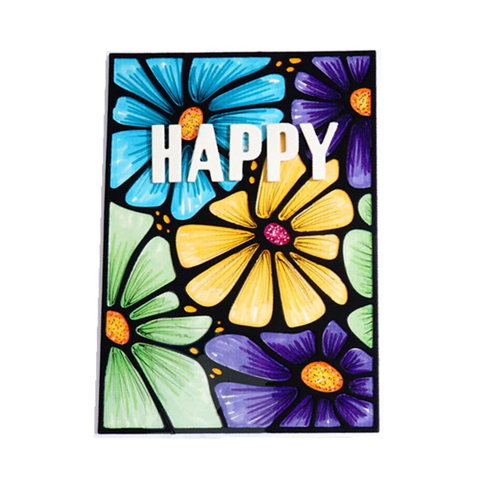 Decorative Flower Background Board Cutting Dies