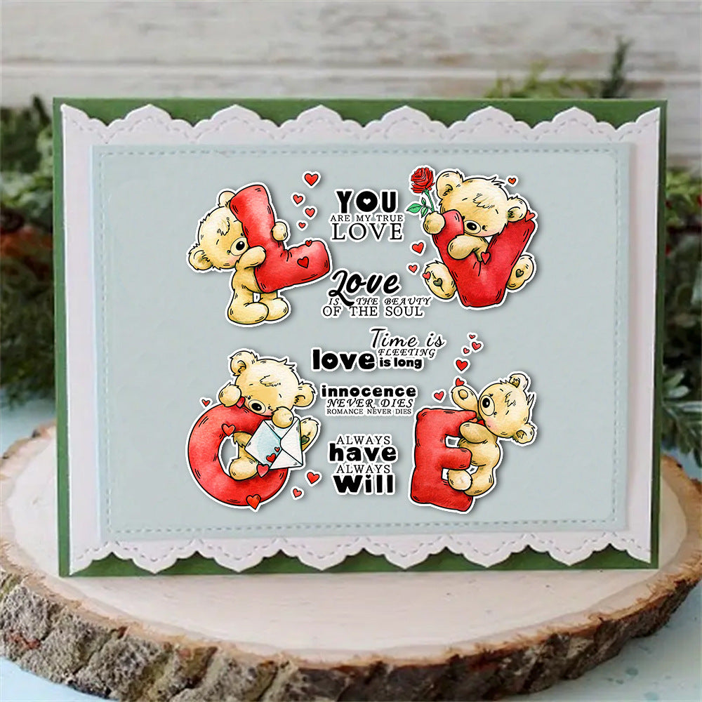 Valentine's Day Theme Dies & Stamps Set