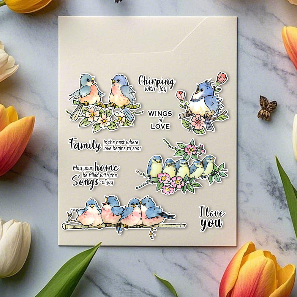 Birds On The Branch Dies & Stamps Set