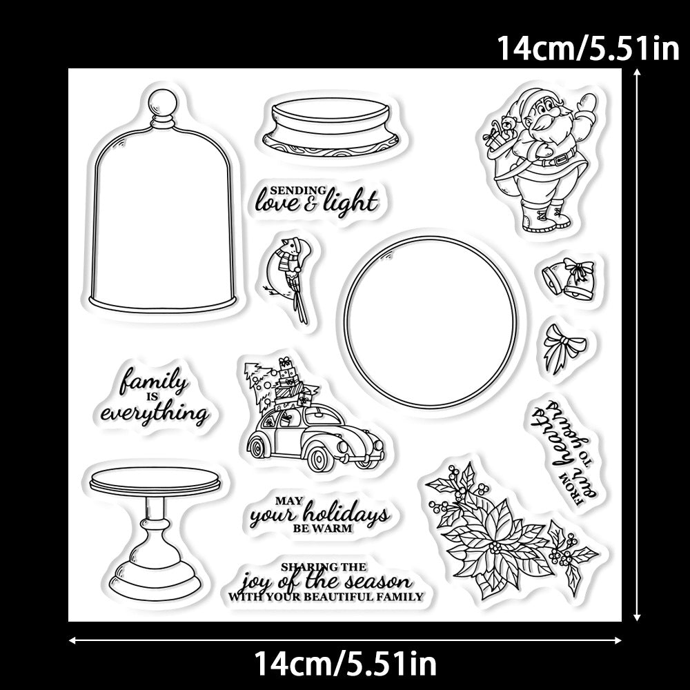 Christmas Crystal Ball Dies & Stamps Set