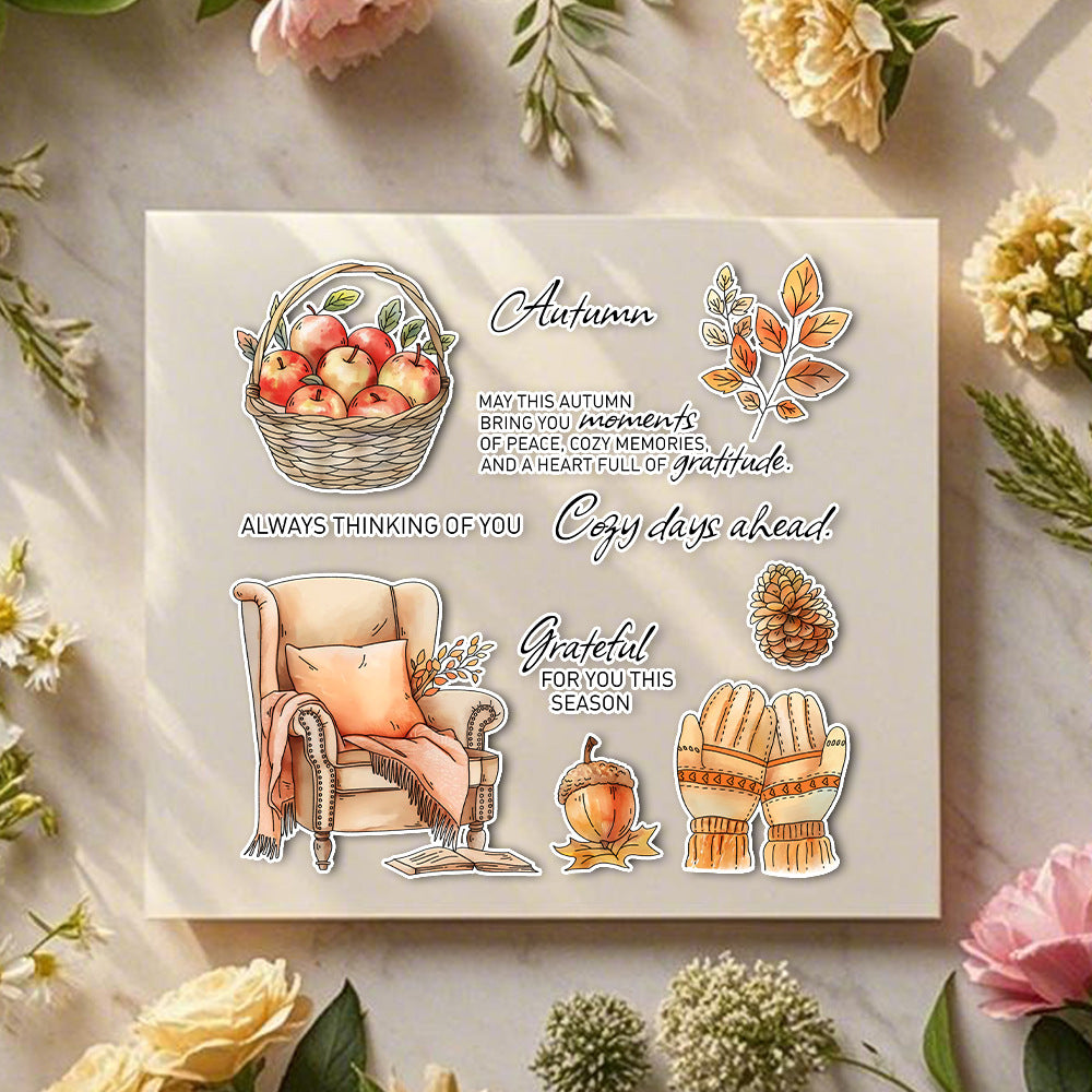 Autumn Fruits Clear Stamps
