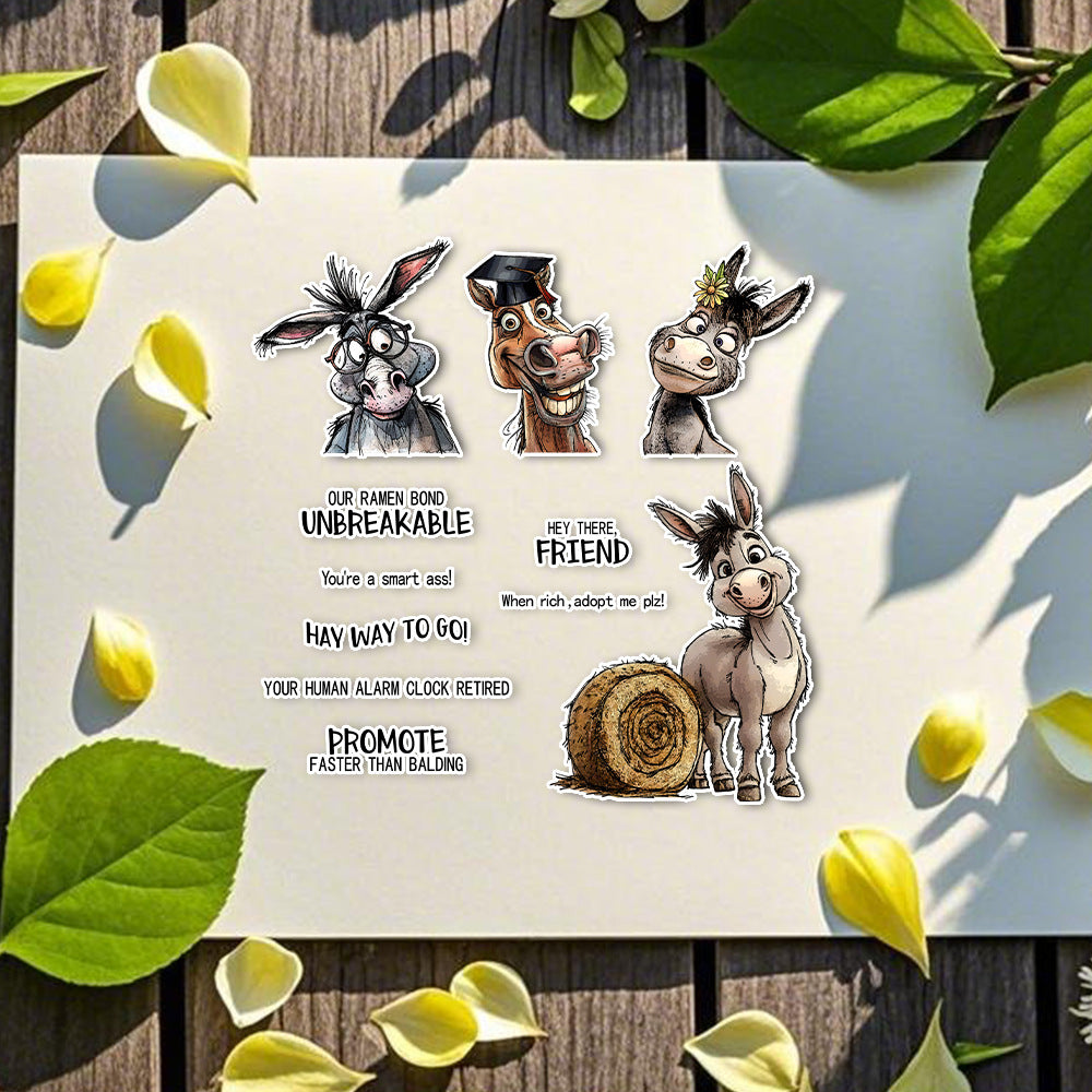 Graduation Donkey Clear Stamps