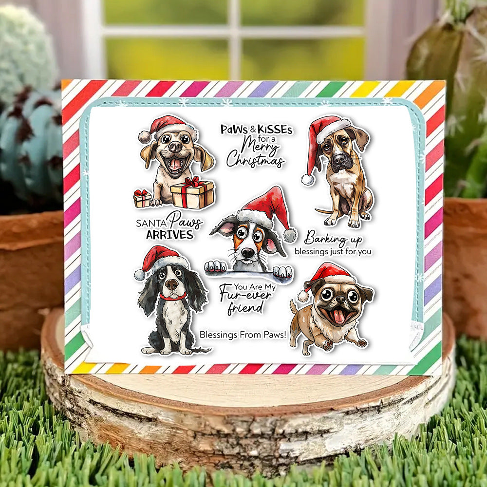 Christmas Dog Dies & Stamps Set