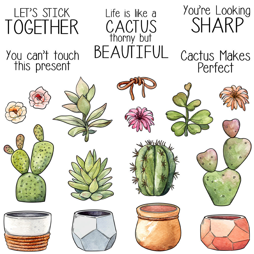 Cactus Dies & Stamps Set