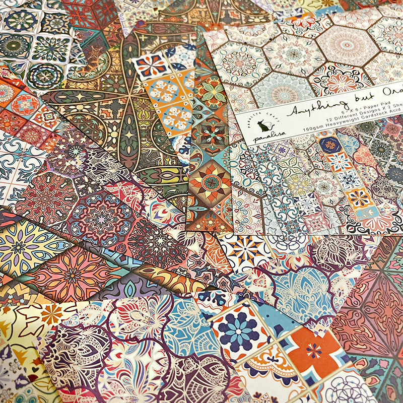 24PCS 6" Anything but Ordinary Scrapbook Paper & Cardstock