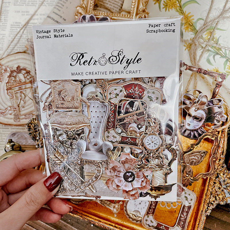 Vintage Style DIY Album Scrapbook Paper
