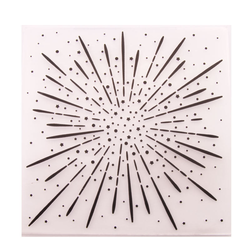 Rays Pattern Embossing Folder