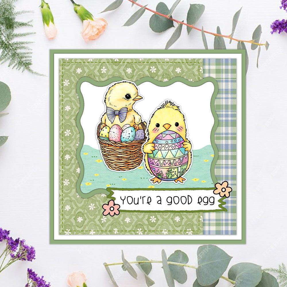 Easter Theme Dies & Stamps Set