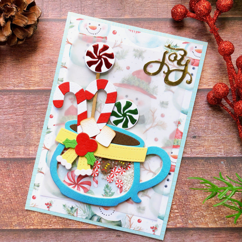 Christmas Drinks Metal Cutting Dies
