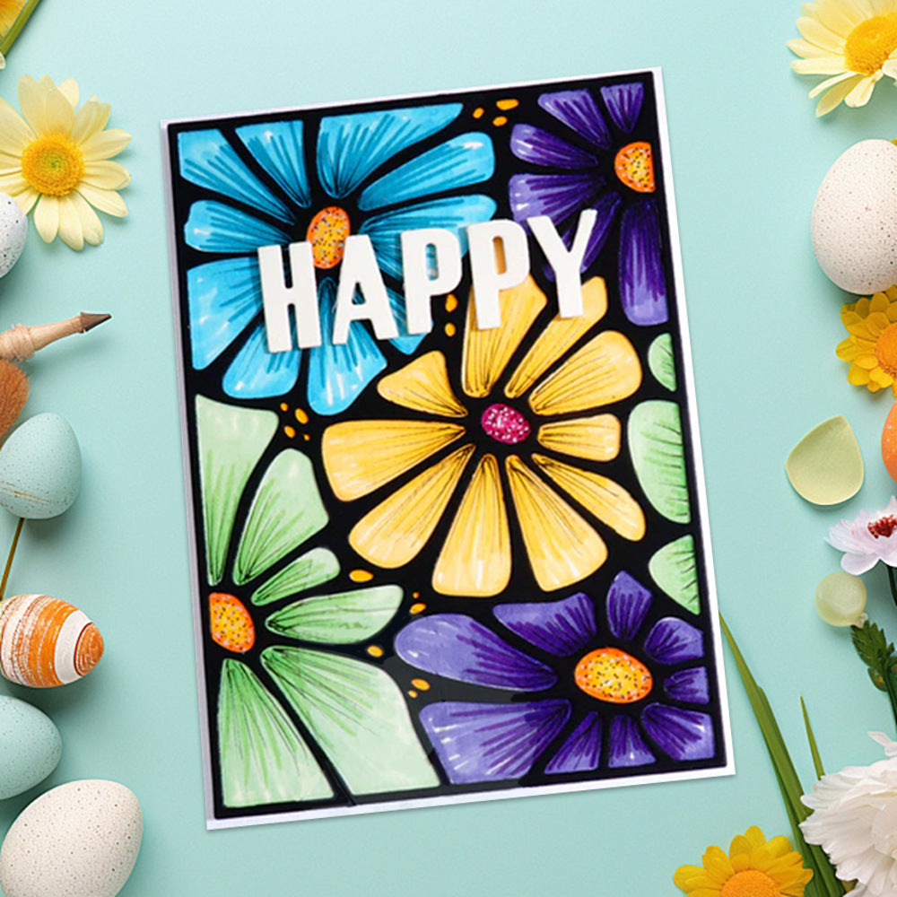 Decorative Flower Background Board Cutting Dies
