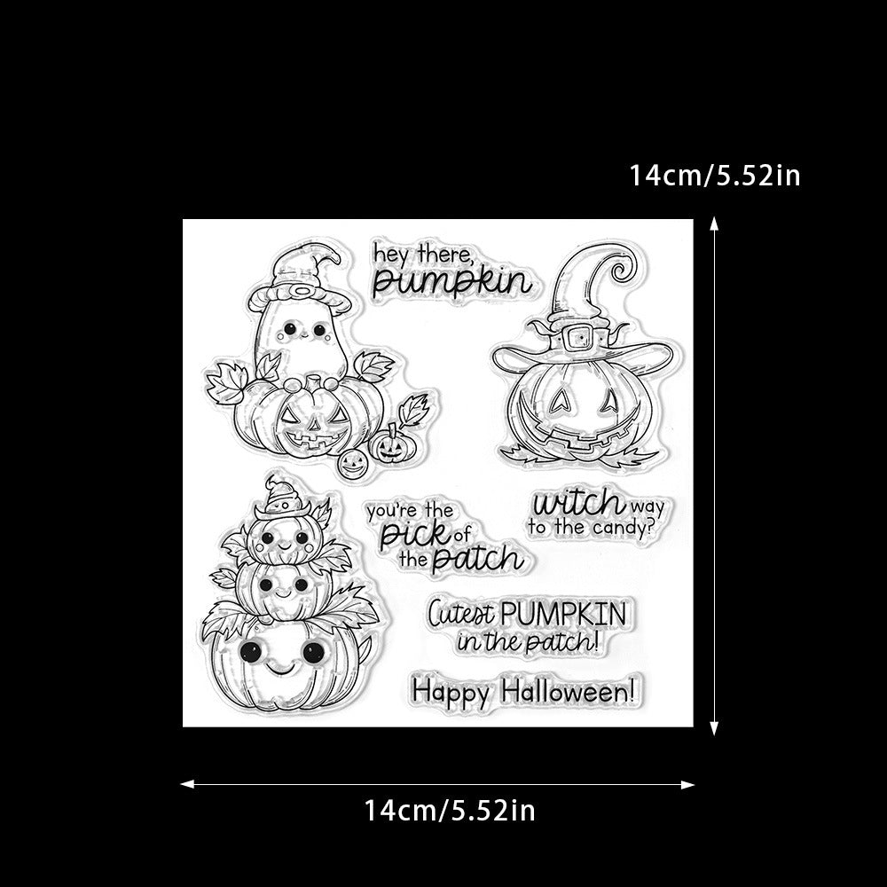 Halloween Pumpkin Dies & Stamps Set