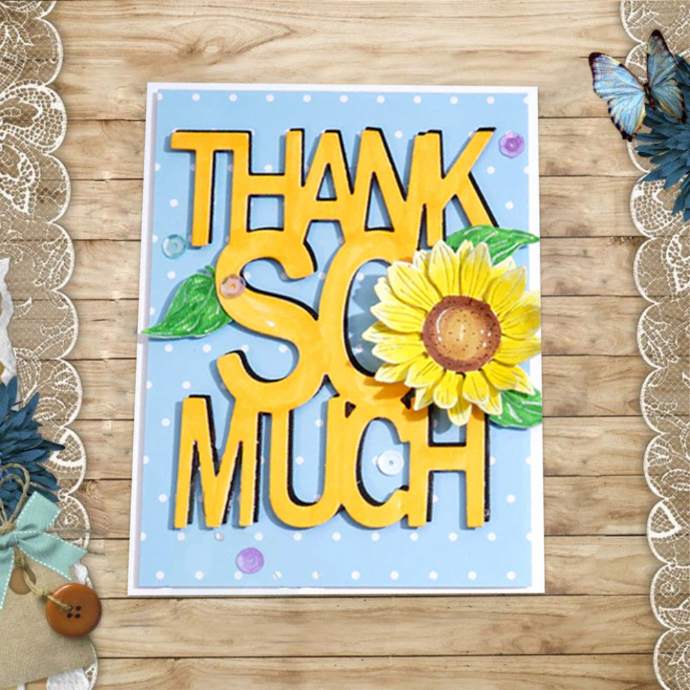 "Thank So Much" Metal Cutting Dies