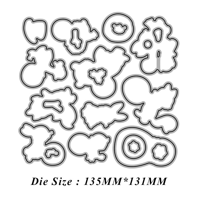 Winter Snowman Dies & Stamps Set