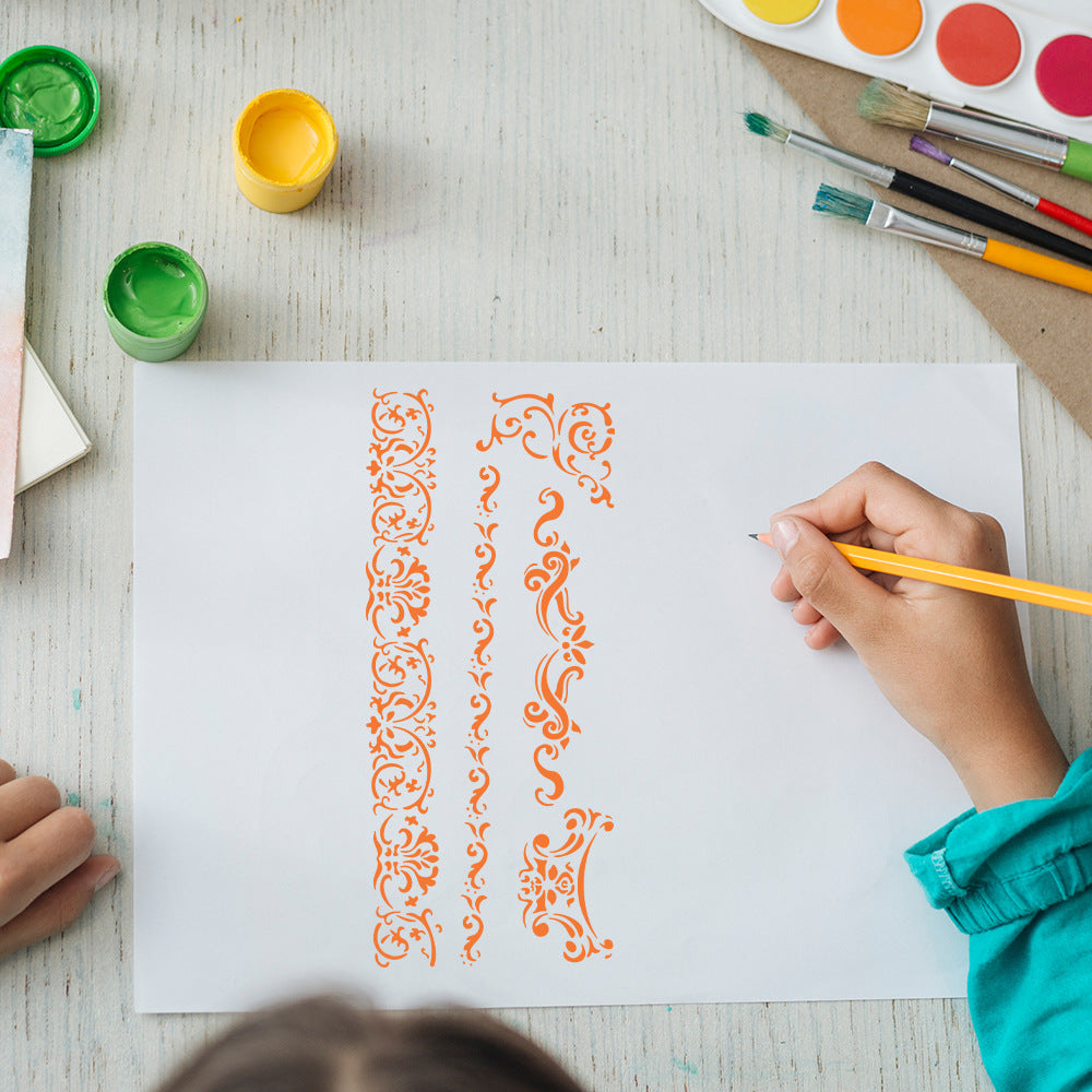 Lace Pattern DIY Painting Hollow Stencil
